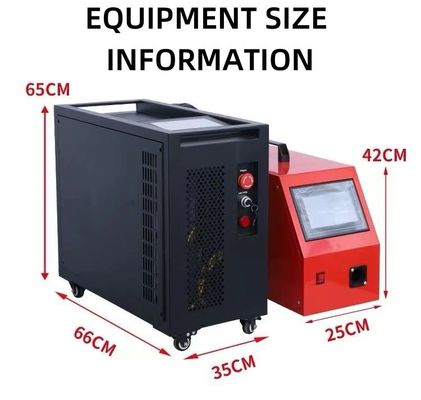 Saldadora láser portátil de refrigeración por aire 4 en 1 para acero inoxidable acero carbono aluminio