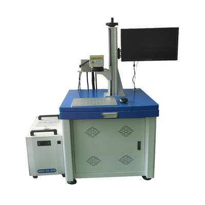Máquina de marcado con láser UV de 3W Rayos ultravioleta para hojas de vidrio Plástico