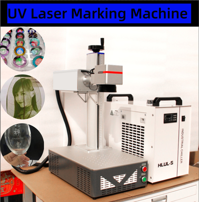 Impresora láser de marcadores UV multifunción para vidrio metálico plástico cuero de madera