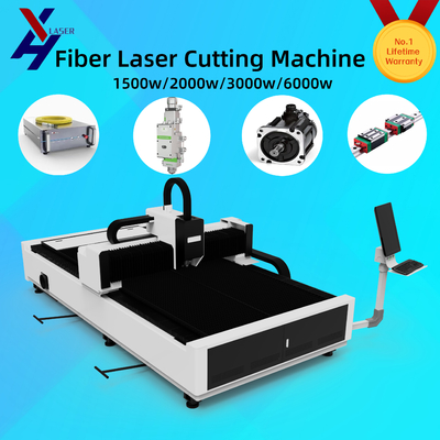 2025 1530 1500W 3000W Máquina de corte por láser de fibra CNC Cortador por láser de acero inoxidable