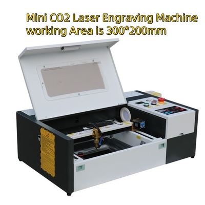 40W 50W 300*200 3020 grabador láser portátil pequeño impresora láser de CO2