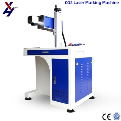 Marcador láser digital de CO2 Máquina de marcado láser de 30W 40W para caucho de bambú de madera