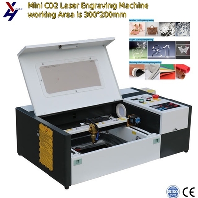 Máquina de corte láser CNC barata 3020 40W 50W para madera, papel, cuero y acrílico