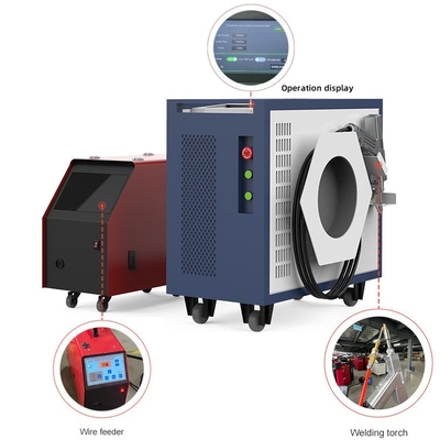 Máquina de soldadura láser de acero inoxidable con enfriamiento por aire eficiente